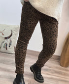 Pantalon velours Léo marron TU 40/46