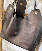 Sac bronze Alban +pochette