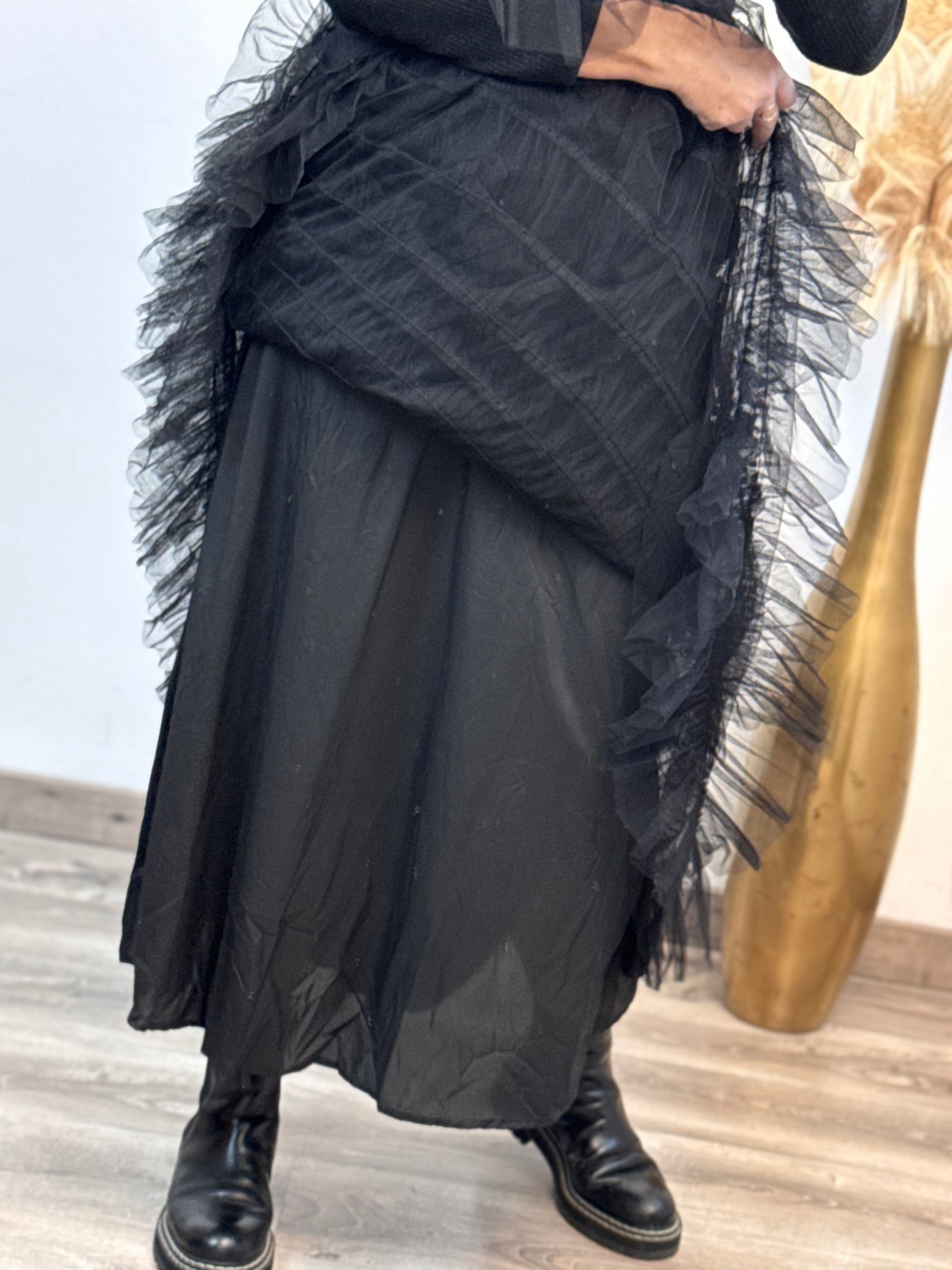 Jupe noire tulle
