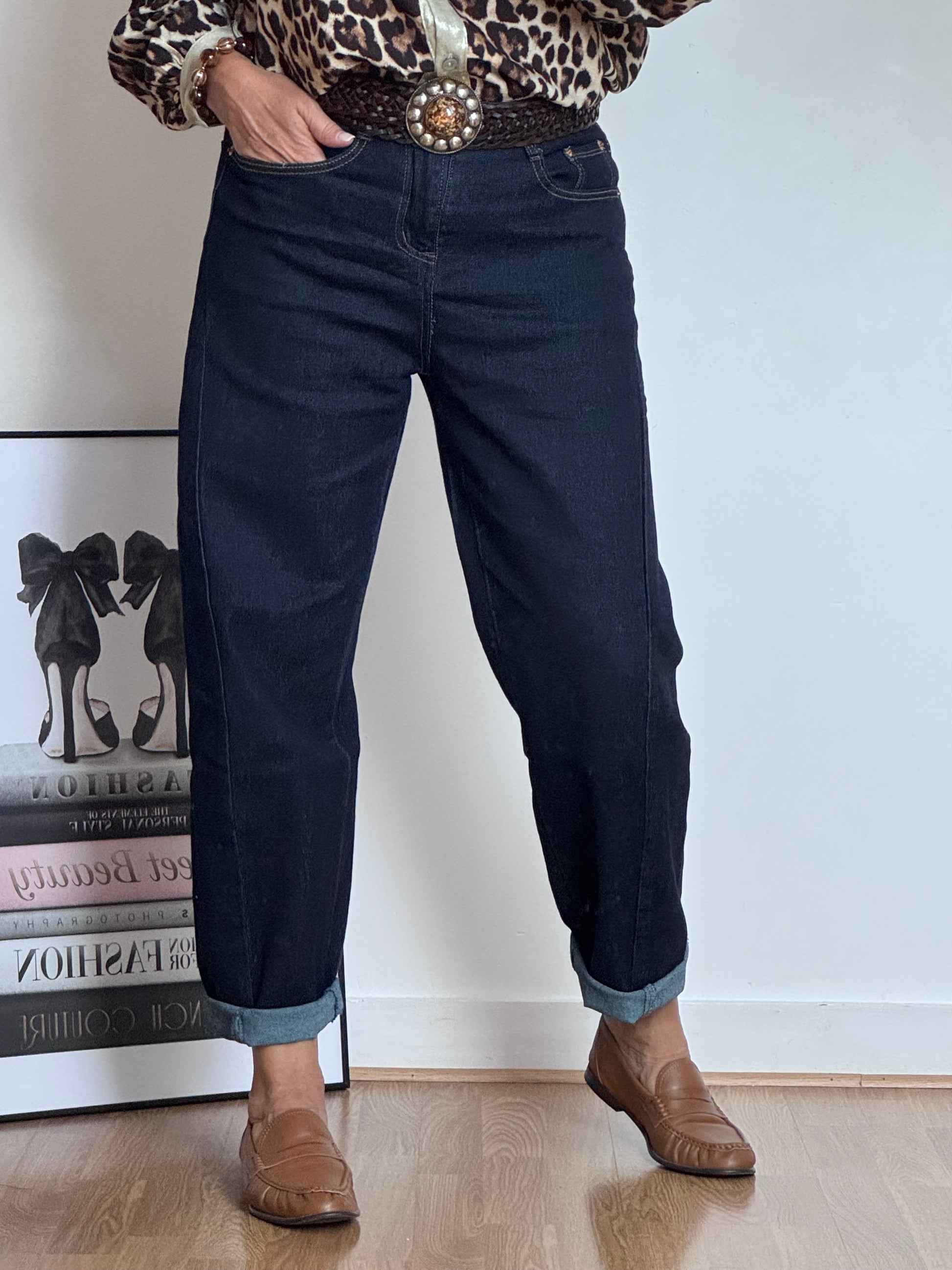 Jeans ballon brut