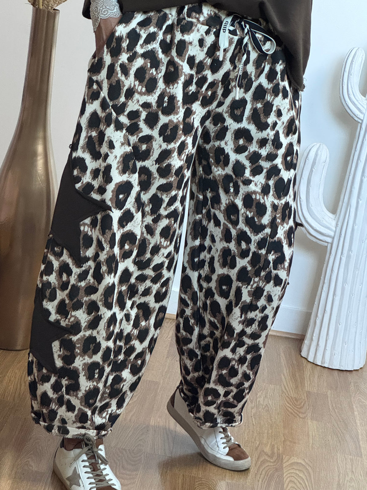 Pantalon jog Wild Star Leo crème