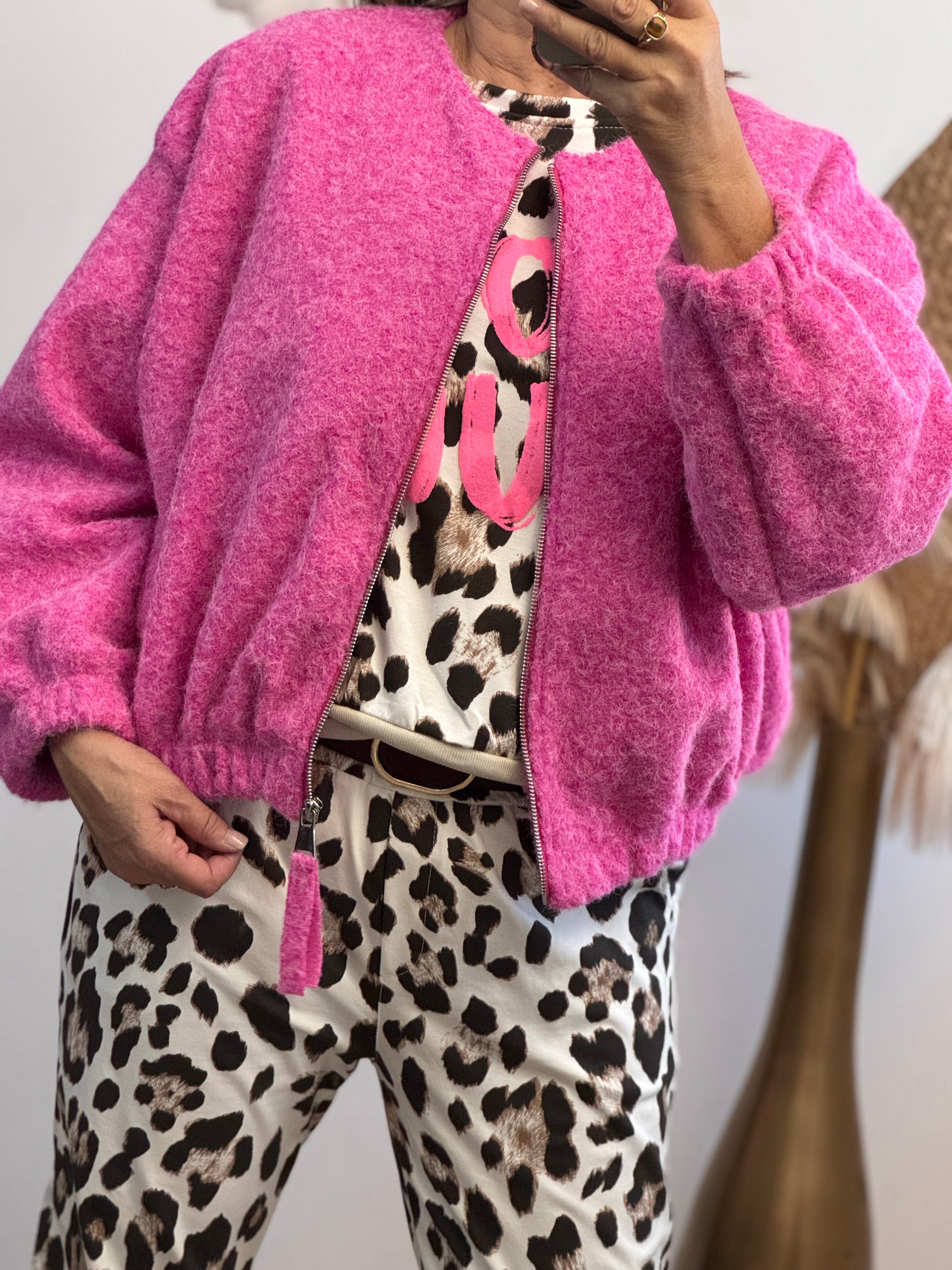 Blouson rose fuchsia TU 40/46