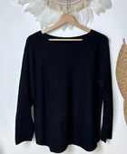 Pull maille col rond