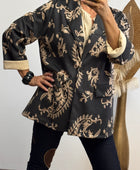 Veste blazer Gaston arabesque noir