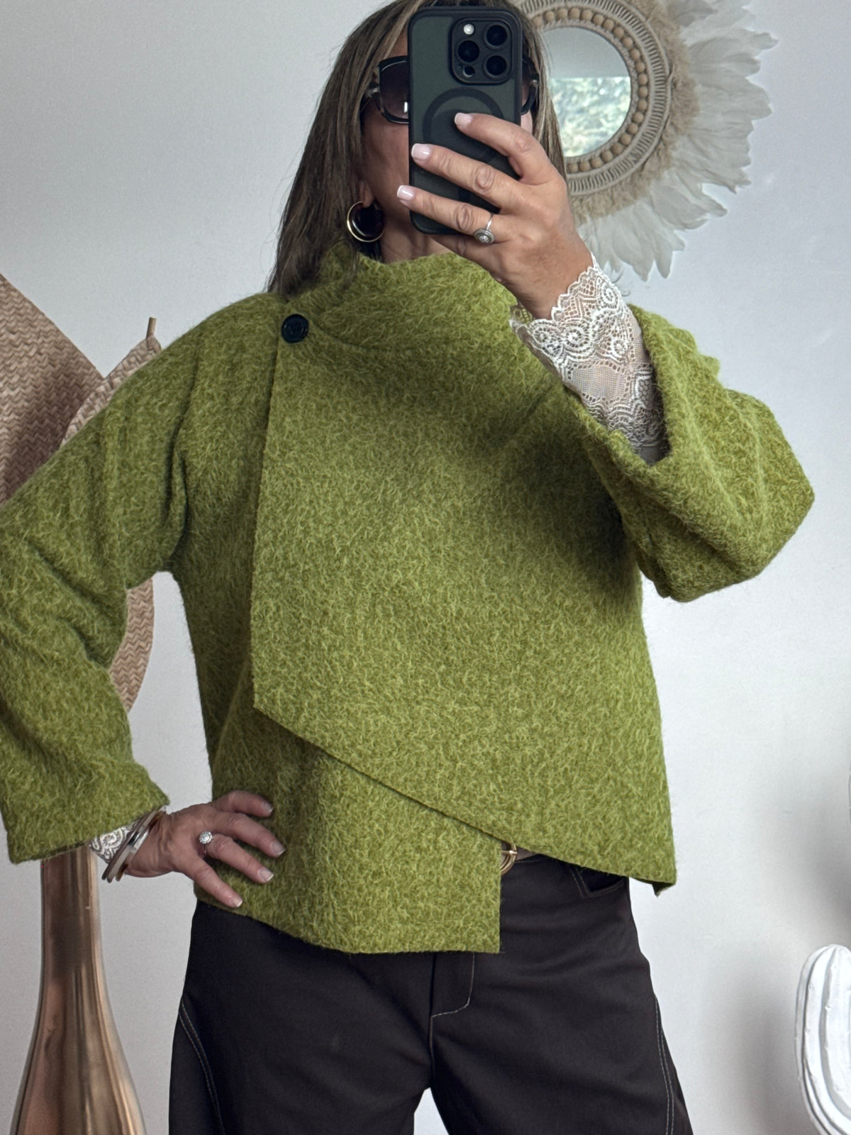 Veste Solan vert pistache