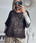 Pull Raphaël marron