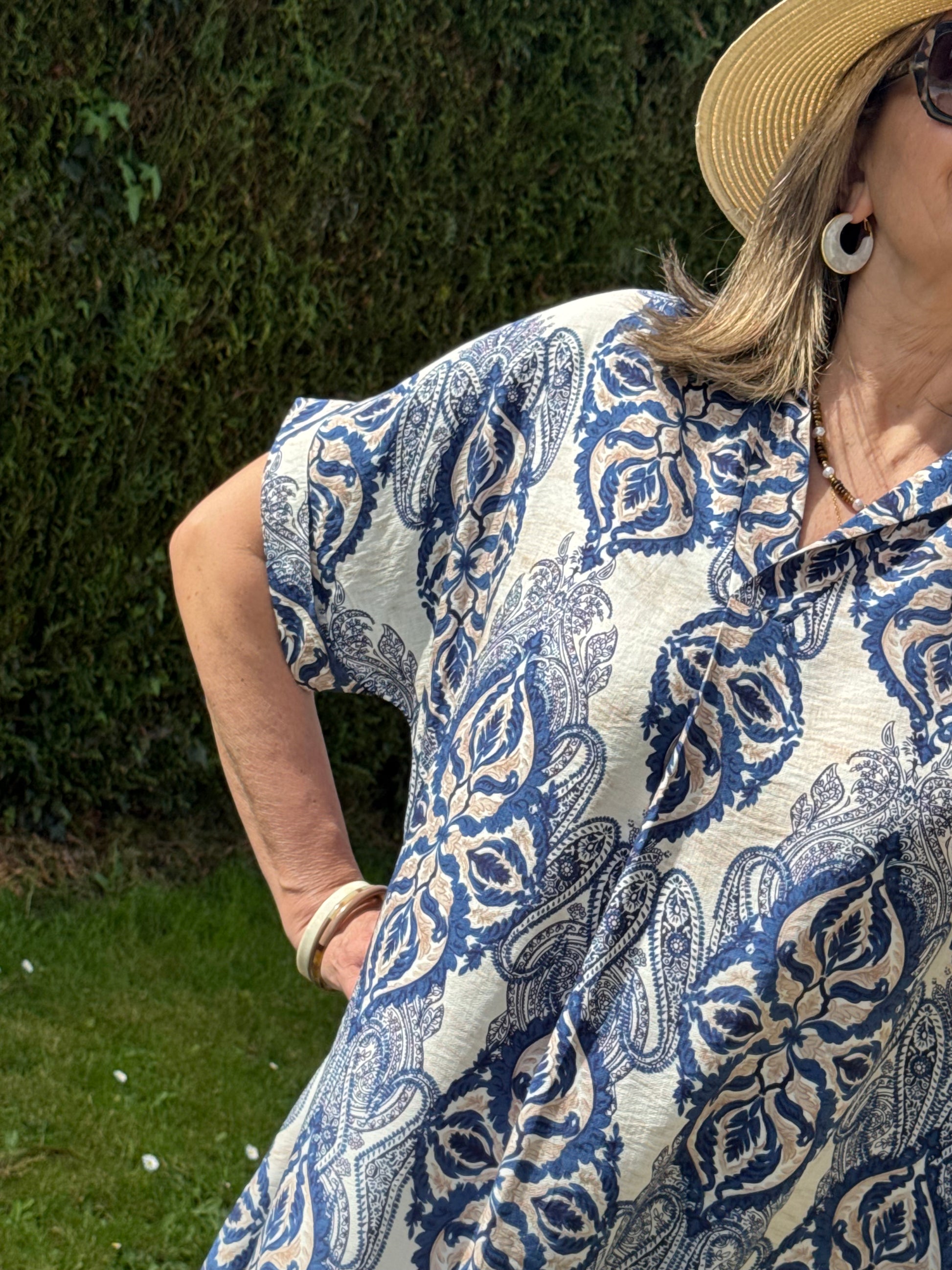 Robe Mila bleu marine TU 44/48