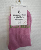 Chaussettes pailletées talentueuse