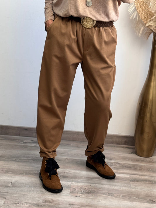 Pantalon Sacha camel TU 42/50