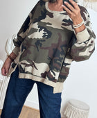 Sweat-shirt oversize camouflage TU 38/50