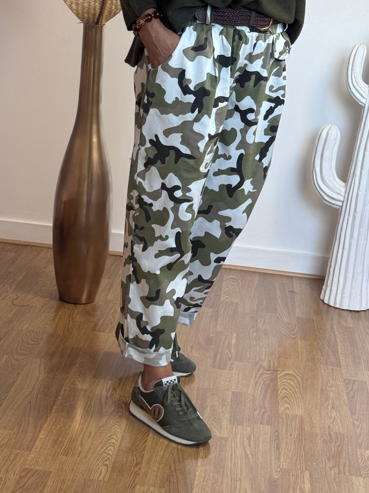 Pantalon camouflage jolie forme 42/50