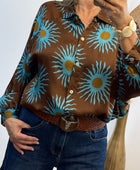Chemise soleil marron