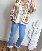 Gilet boheme crochet
