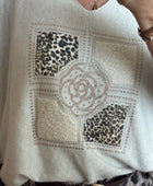 Pull Rosalia beige