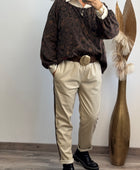 Sweat-shirt Léo marron