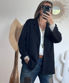 Veste blazer casuel noir TU 40/48