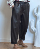 Pantalon SIENNA 🤎 similicuir marron TU 38/46