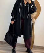 Pantalon barrel lie de vin