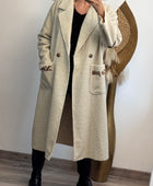 Manteau long beige