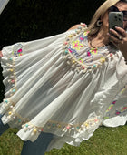 Blouse bohème blanche
