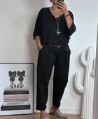 Pull en modal  noir TU 42/50