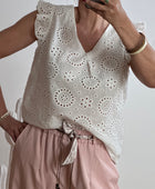 Blouse Louisette blanche TU 38/46