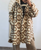 Manteau beige et crème TU 42/50