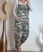 Salopette camouflage kaki