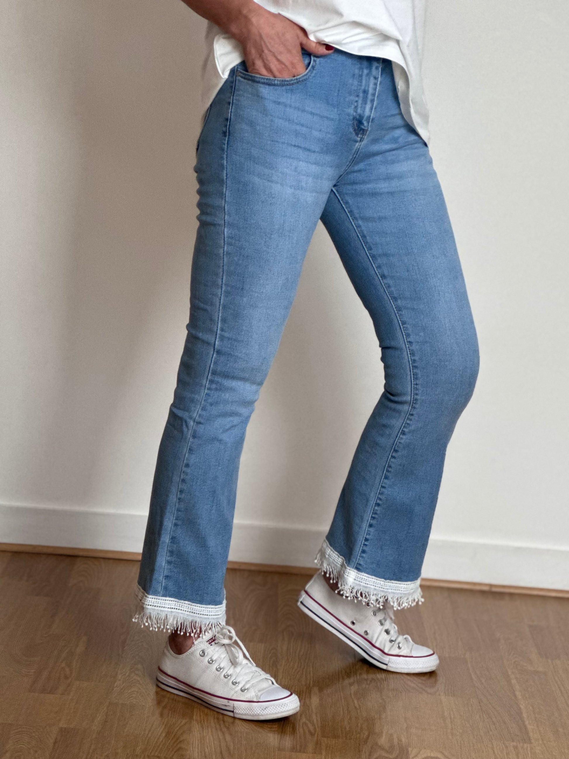 Jeans bohème Taille du 38 au 48