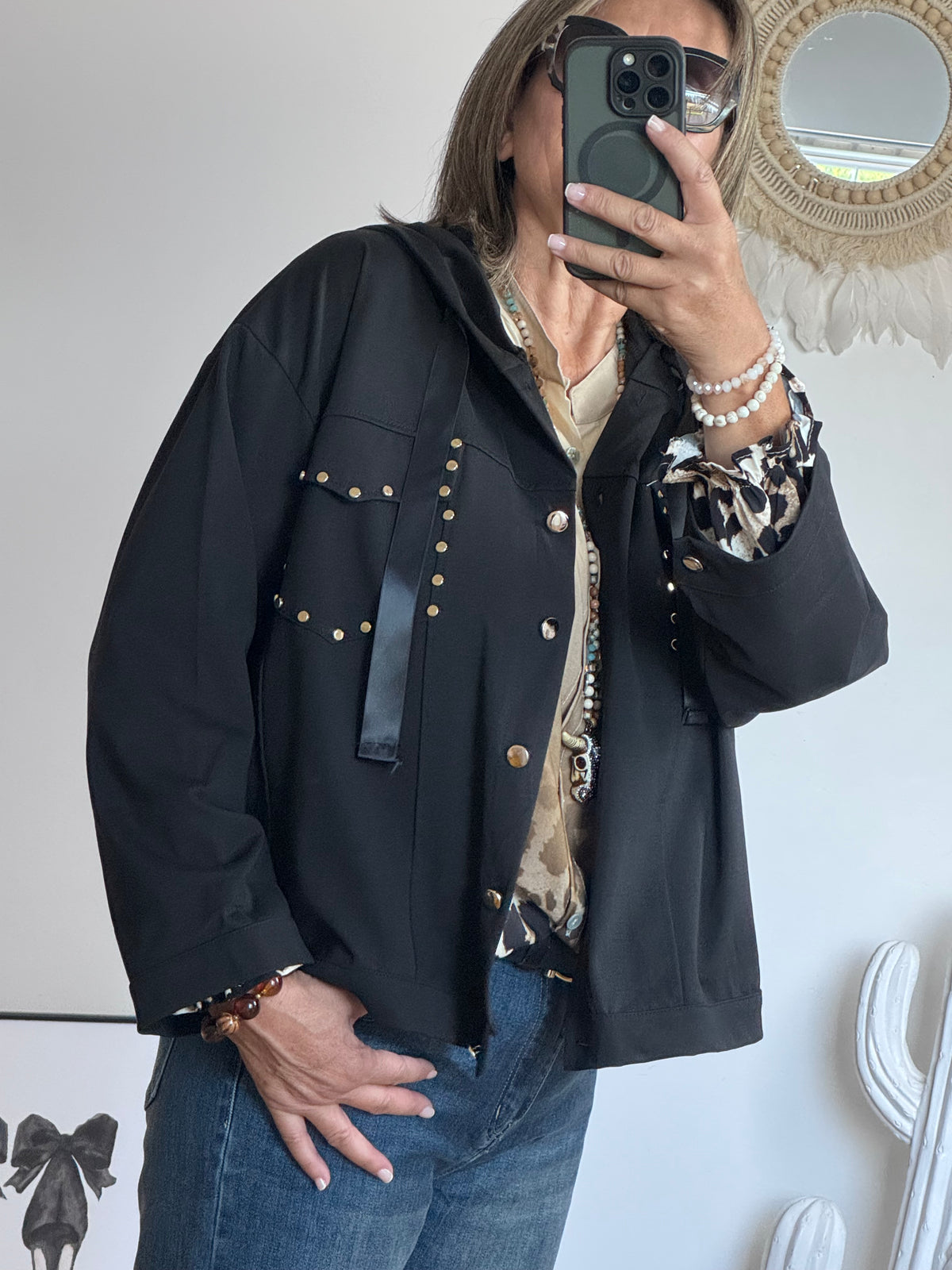 Veste casuel Gold noir