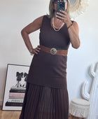 Robe Capucine marron