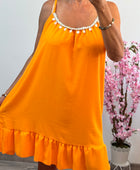 Robe à bretelle orange