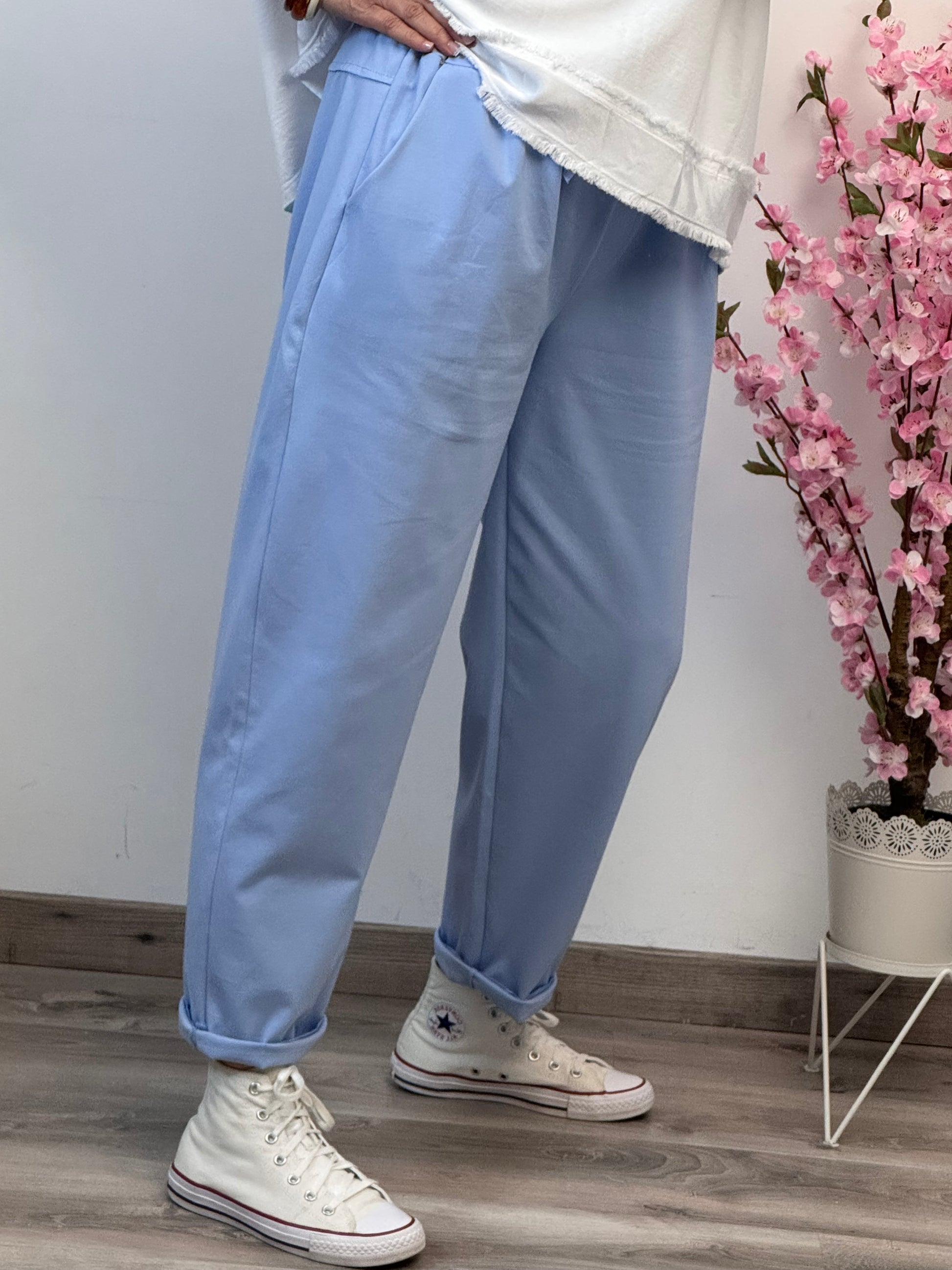 Pantalon Sacha bleu ciel TU 42/50