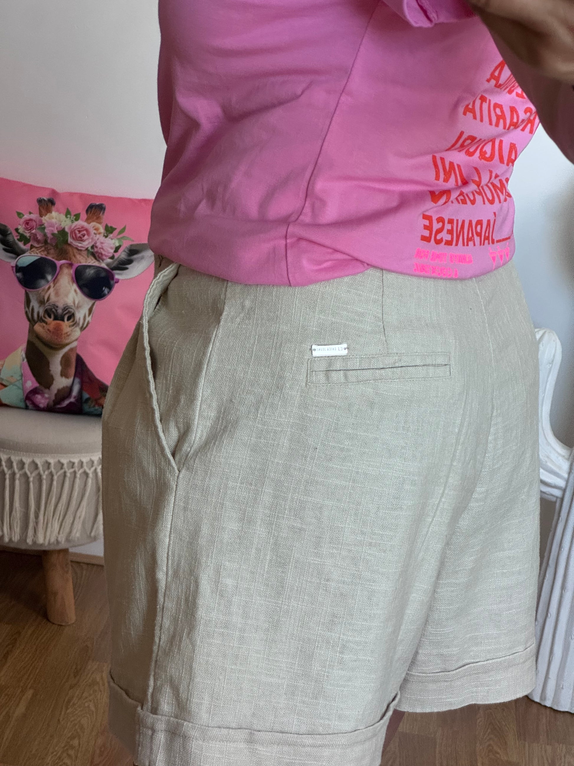 Short lin beige