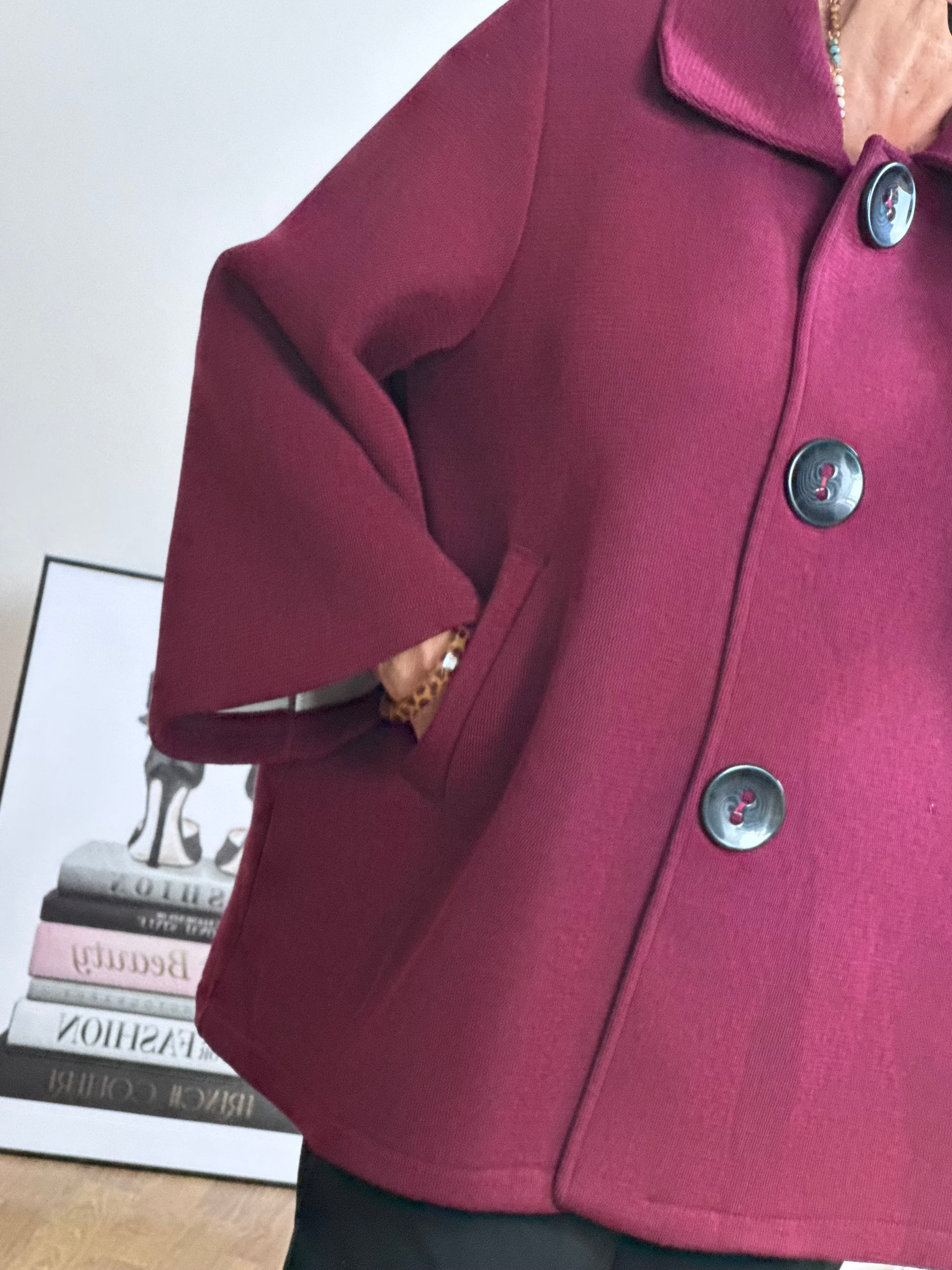 Veste Kennedy bordeaux TU 40/50