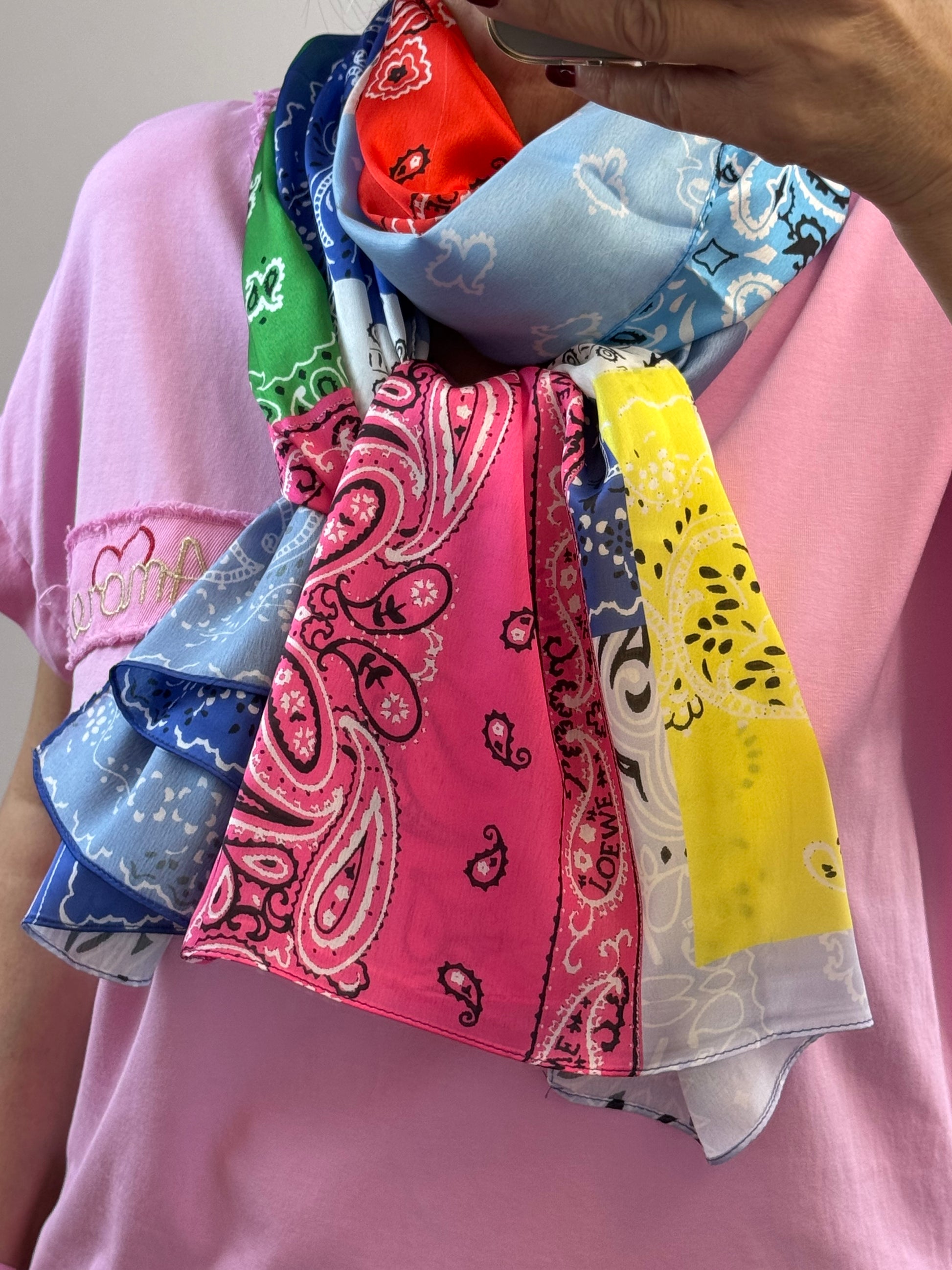 Foulard bandana multicolore