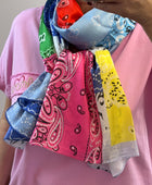 Foulard bandana multicolore