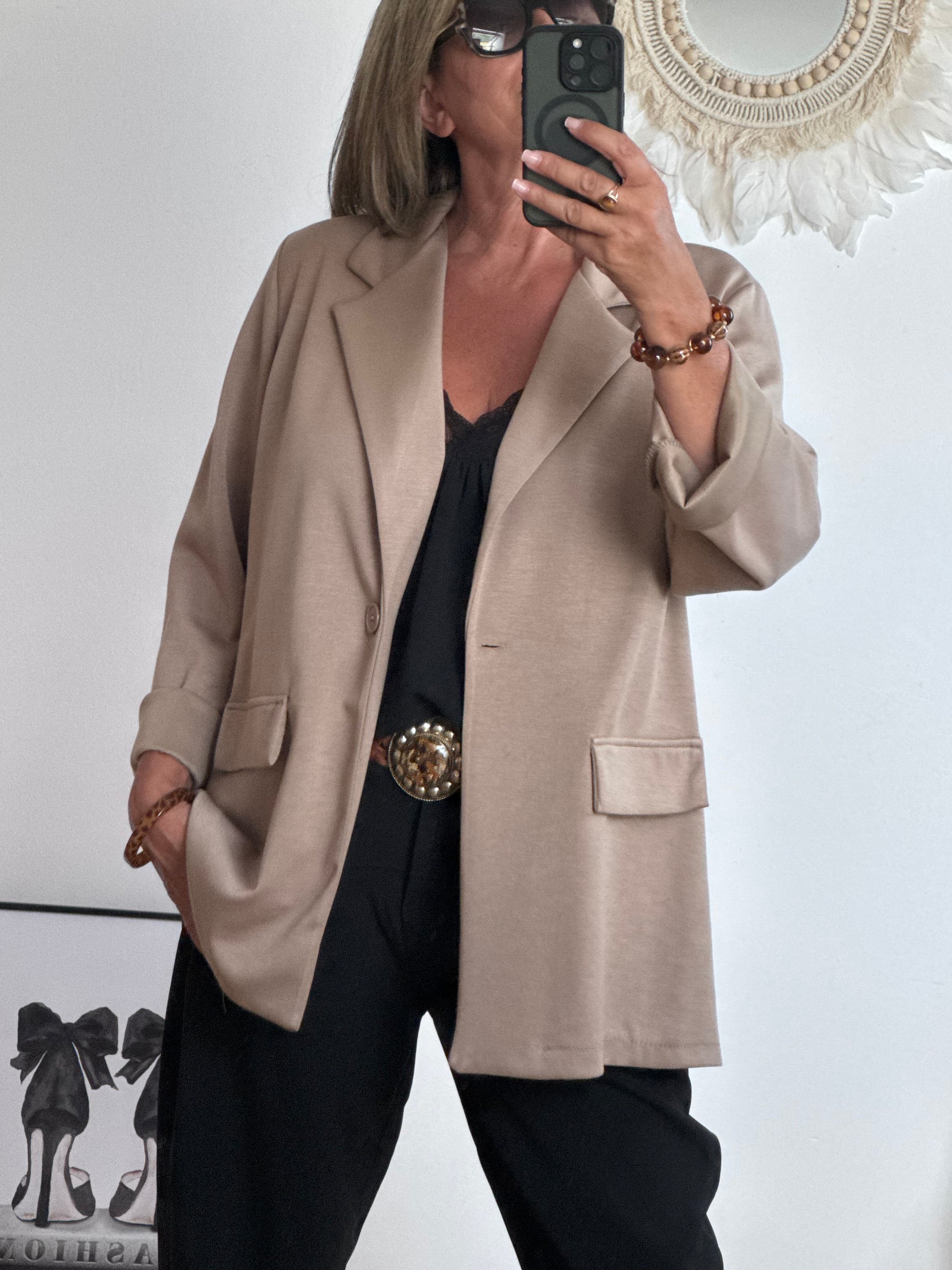 Veste blazer casuel beige TU 40/48