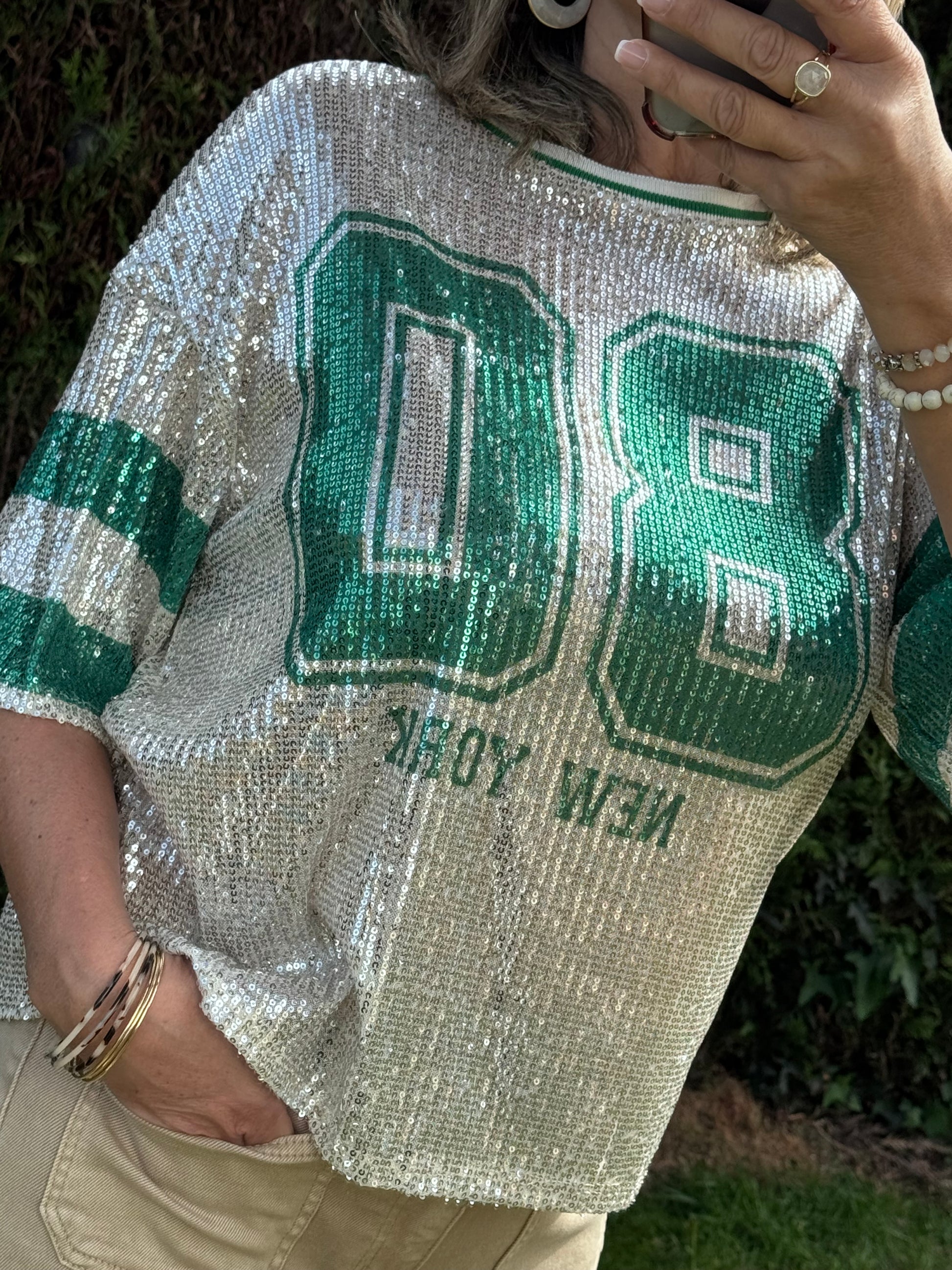 Teeshirt sequins 80 New York