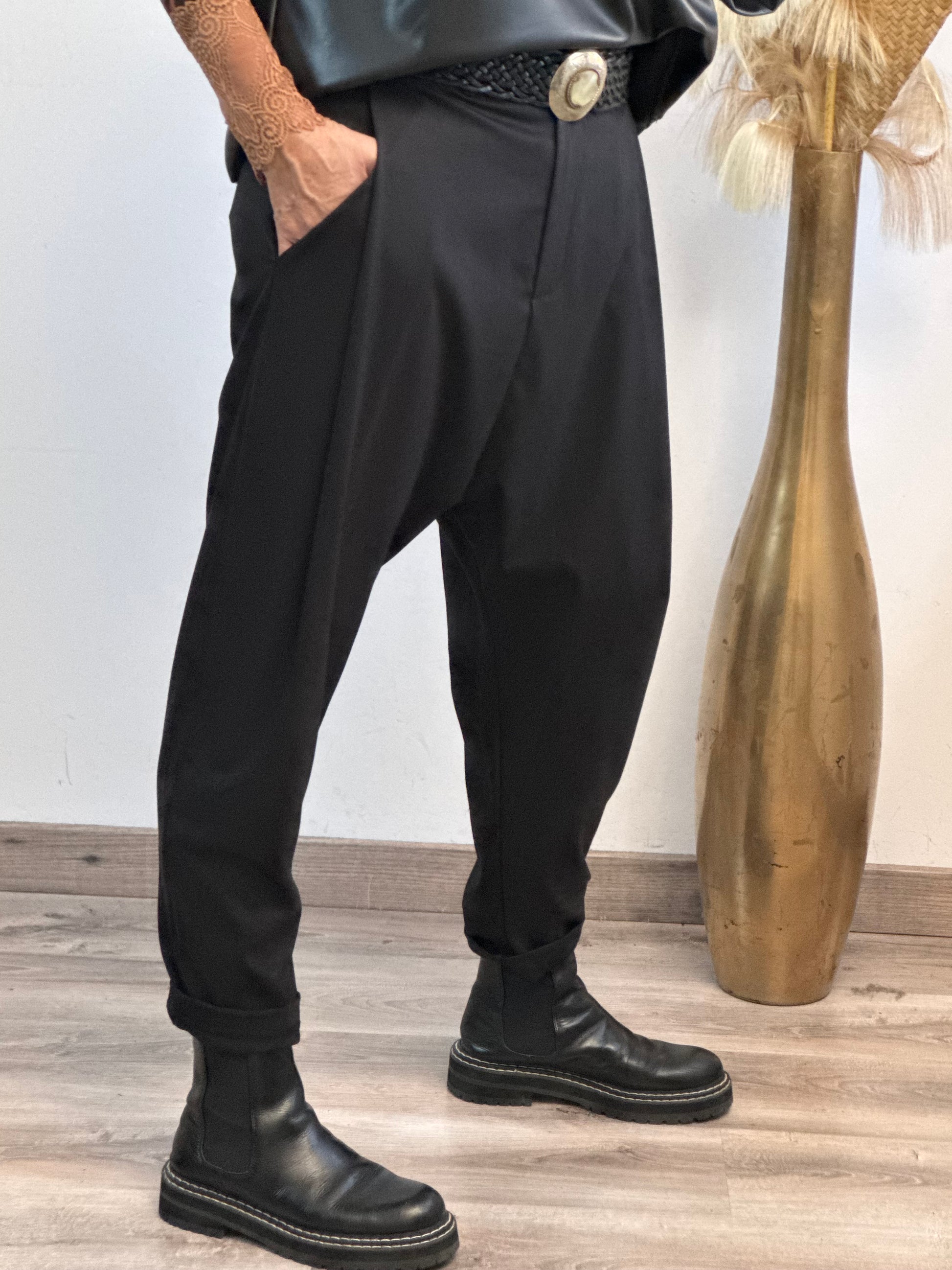 Pantalon saroual noir