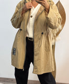 Veste coupe vent beige