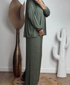 Ensemble cocooning kaki