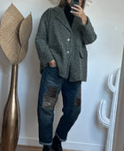 Veste moumoute kaki