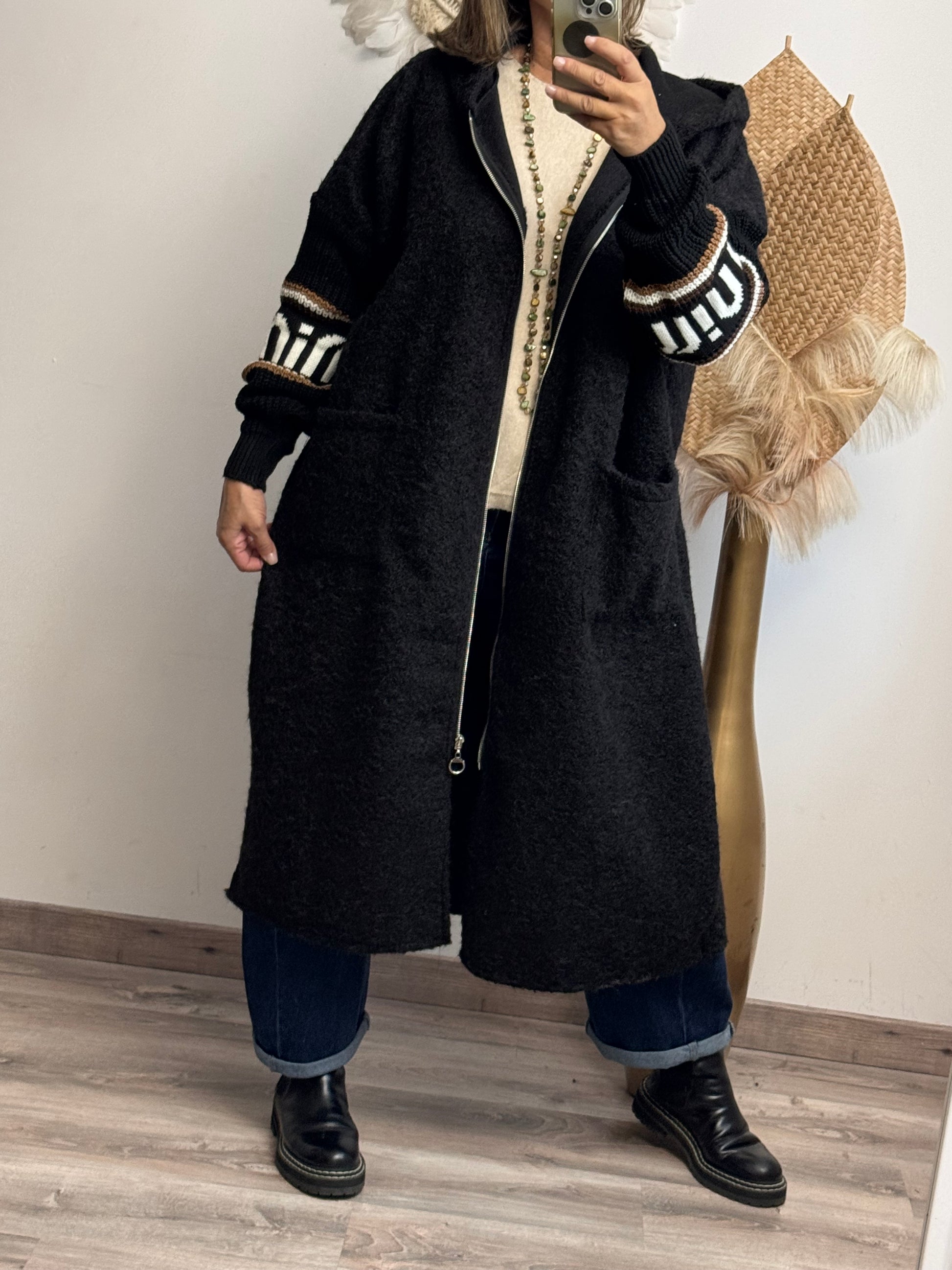 Manteau Esteban noir