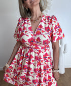 Robe iris dos cœur dentelle