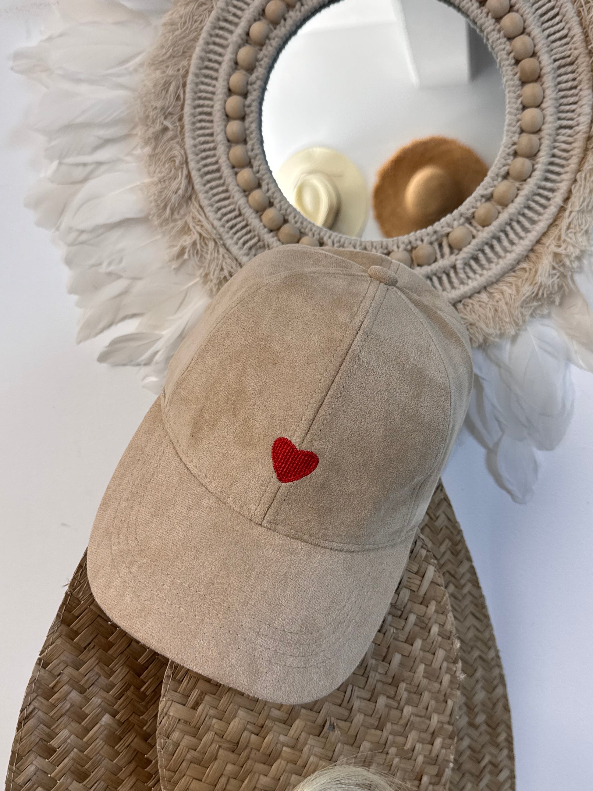 Casquette live beige