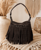 Sac boule bohème marron