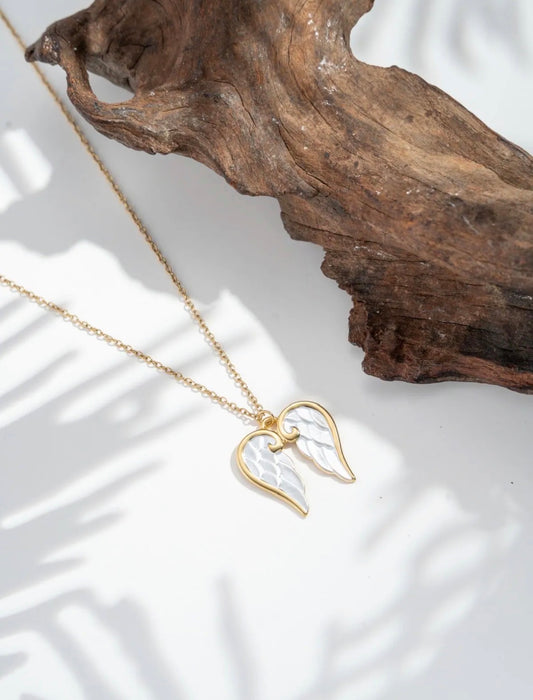 Collier pendentif ailes d’ange