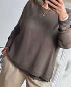 Pull Oscar marron