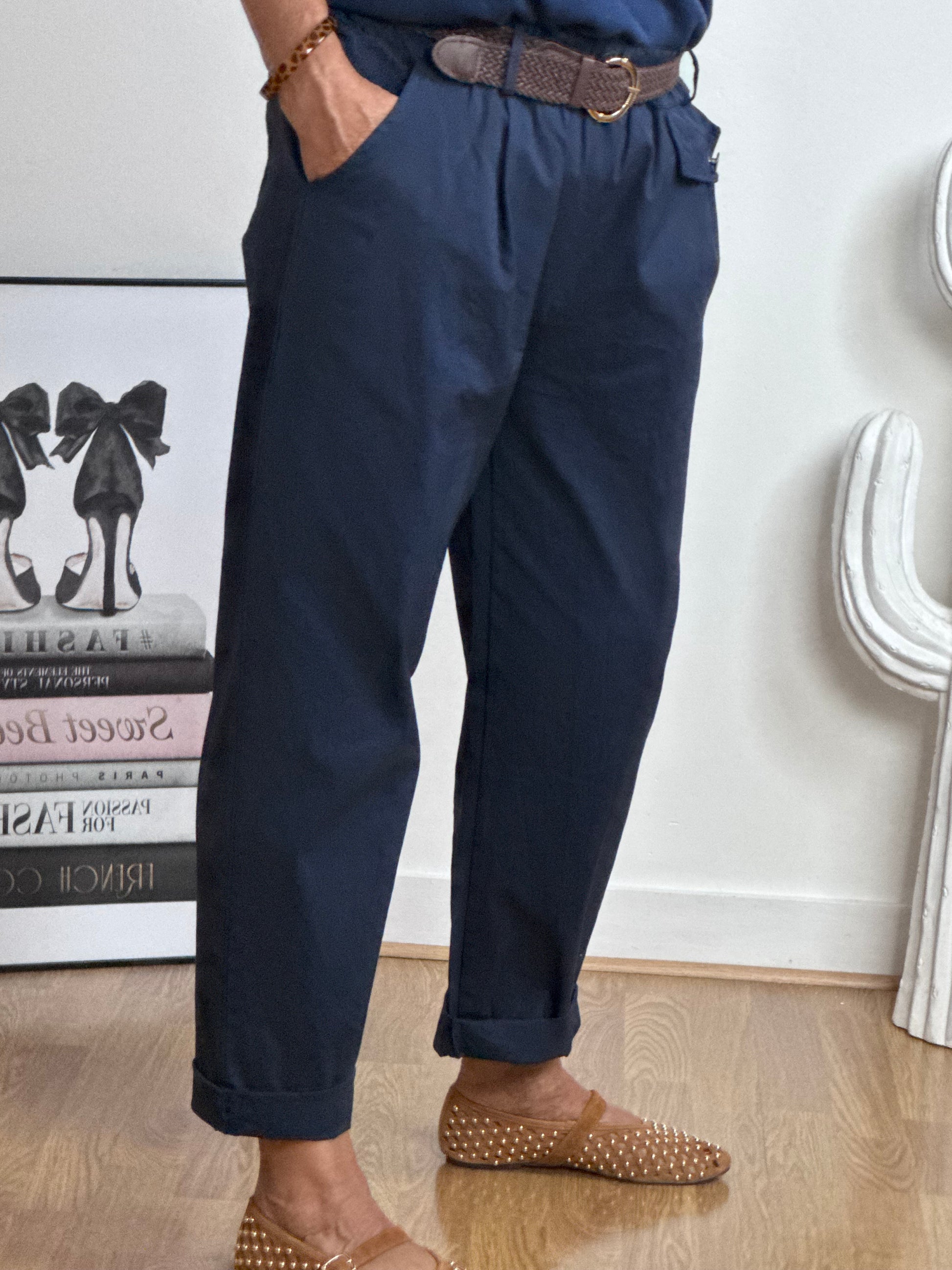 Pantalon confort Arthur marine TU 38/48